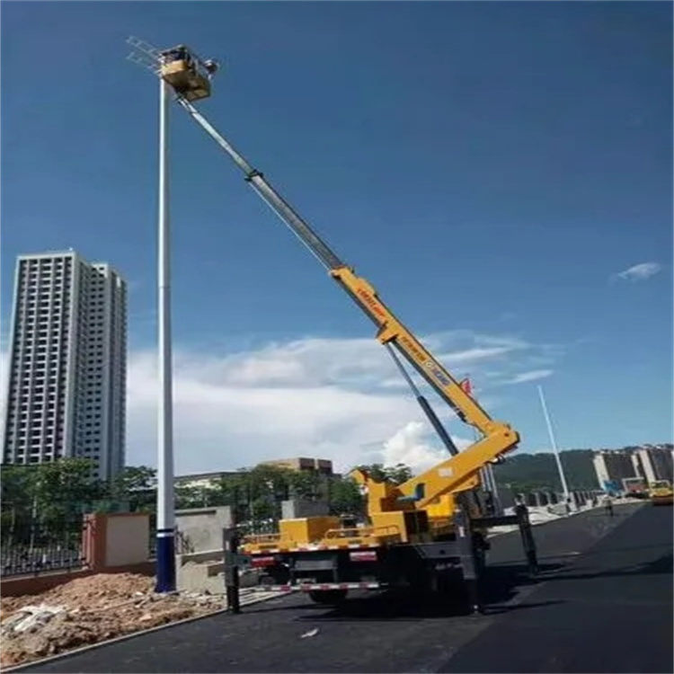 樟木头镇维修路灯的曲臂升降车出租